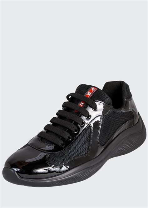 Prada Men's America's Cup Patent Leather High.